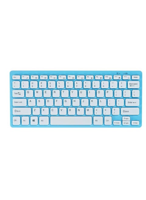 Chocolate Ultra Thin USB Mini Wired Keypad Business Computer Office PC Keyboard Wholesale-Color:Blue