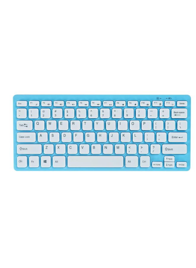 Chocolate Ultra Thin USB Mini Wired Keypad Business Computer Office PC Keyboard Wholesale-Color:Blue