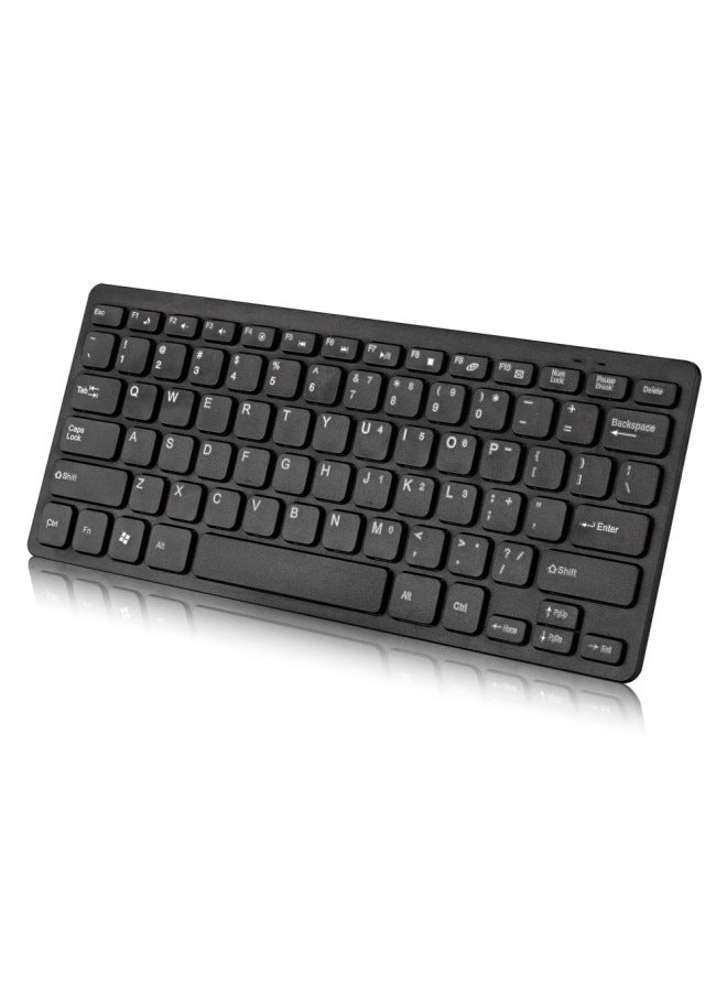 Chocolate Ultra Thin USB Mini Wired Keypad Business Computer Office PC Keyboard Wholesale-Color:Blue