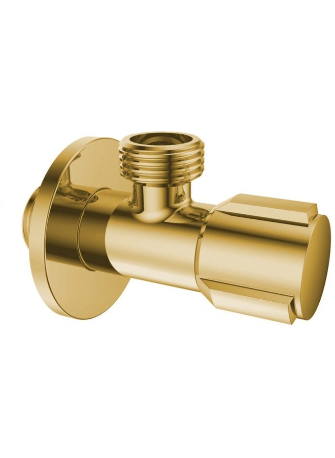 DANUBE HOME Milano Omega Angle Valve English Gold For Bathroom Toilet Bidet Shower - Made In China - Image 1