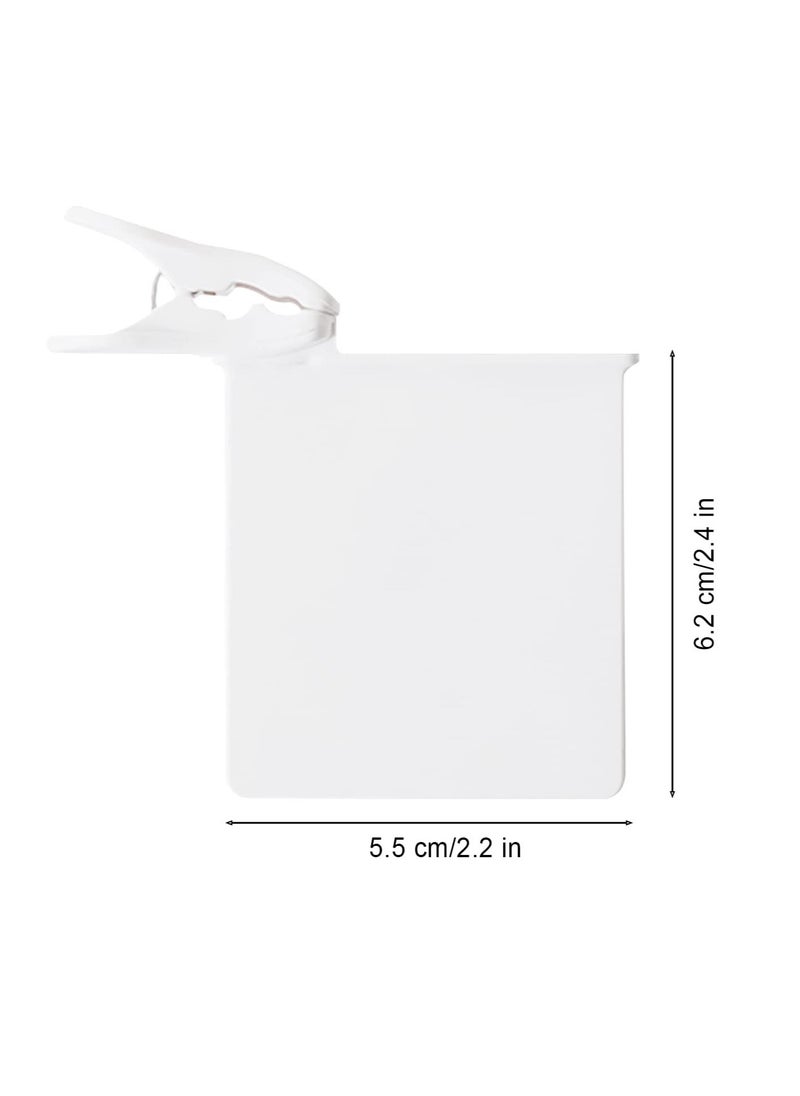 KASTWAVE - Fridge Divider, 10 Pack Refrigerator Door Organizer, Drawer Adjustable Separators, with Clips Drawer Adjustable Separators for Home Kitchen Office Supplies Tidy (White) - Image 1