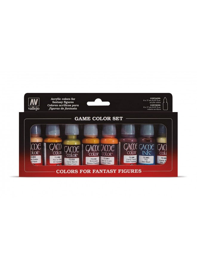 Vallejo Skin Tones Paint Set (8 Color) Paint - Image 1