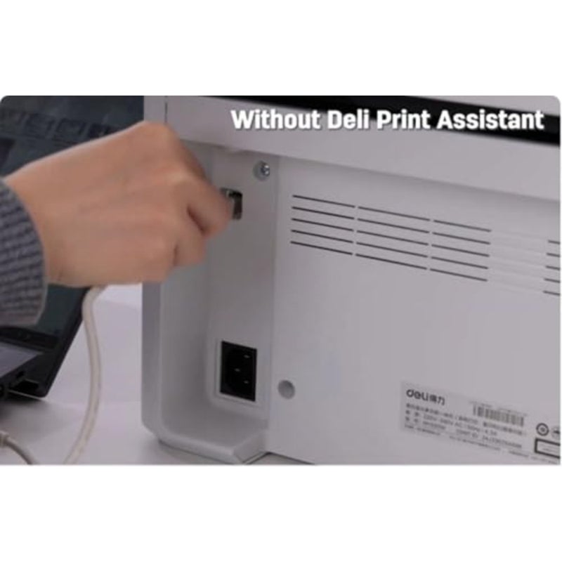 طابعة ليزر أحادية اللون P1820W مقاس A4 20 صفحة في الدقيقة USB 1200 × 600 نقطة في البوصة طابعة مكتبية مدمجة سعة 150 ورقة و1600 صفحة حبر للأعمال المنزلية والطباعة السريعة إصدار الإمارات العربية المتحدة - Image 3