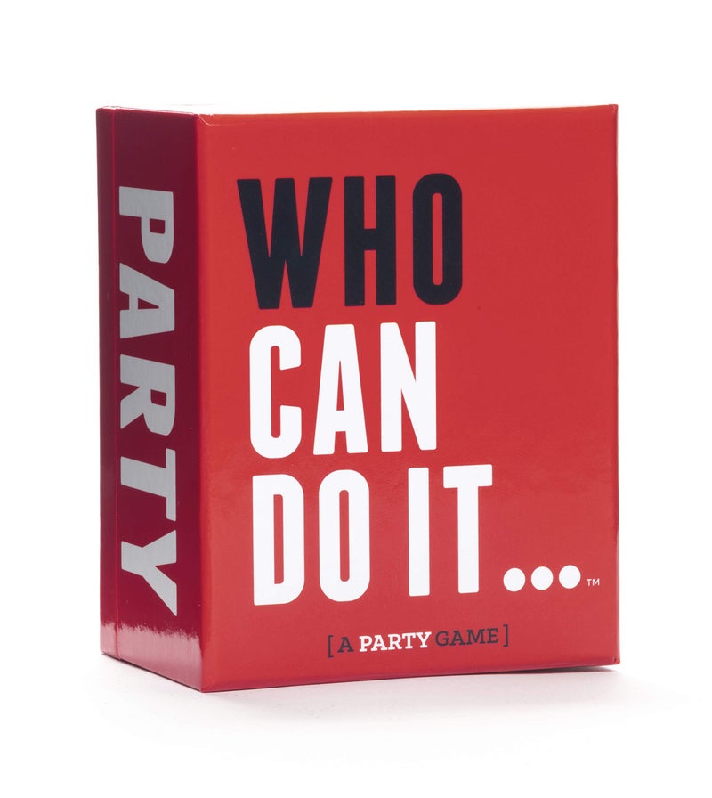 DSS Games Who Can Do It [A Party Game | Compete with Your Friends to Win These Challenges | Adult Game | Great for White Elephant, Friendsgiving, Stocking Stuffers, Holiday Parties] - Image 1