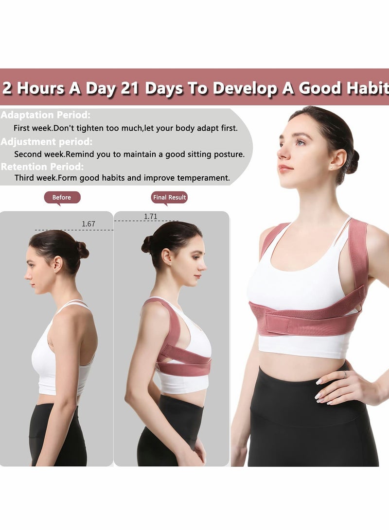 Adjustable Posture Corrector for Men & Women - Improve Back Alignment & Comfort - Ideal for Office & Home Use - Image 4