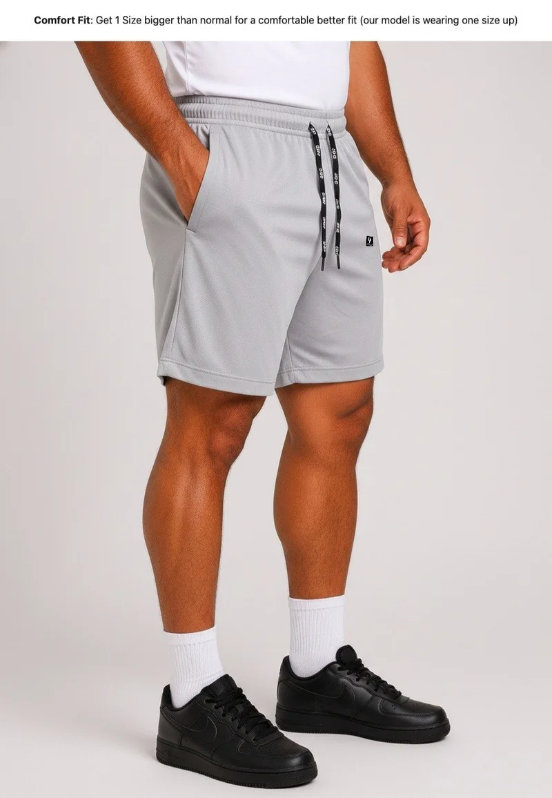 Prima Ace grey Men's Shorts Lifestyle Premium Grey for Men | Best Price UAE