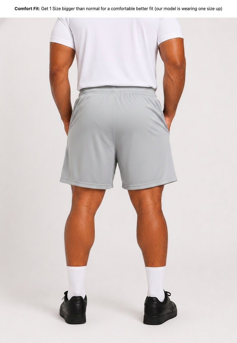 بريما إيس رجالي Shorts لايف ستايل بريميوم Grey - Image 2