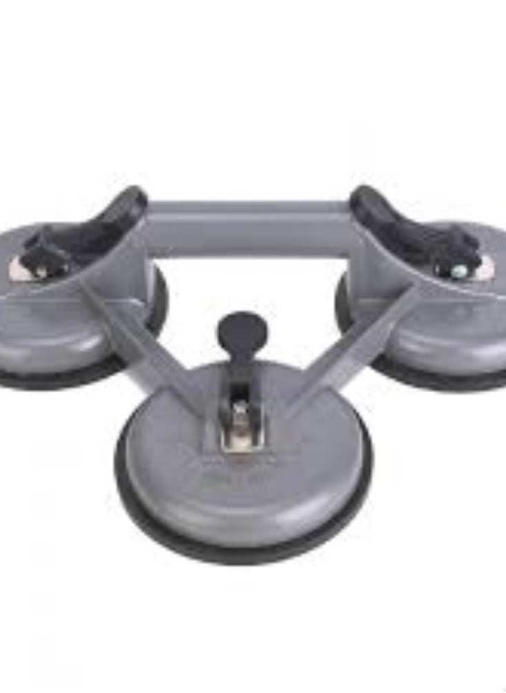 KNP KNP  Light Duty Glass Suction Cup with Double Handle Locking 3 Plate is a reliable tool designed for lifting moving and positioning glass panels tiles and other smooth surfaces with ease and safety.  - Image 1