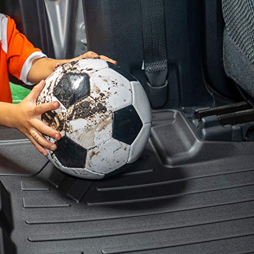 MAX LINER حصائر MAXLINER للصف الثالث باللون الأسود لسيارة Mazda CX-9 من 2016-2021 - Image 5