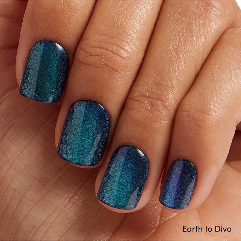 Dashing Diva Magic Press Premium Nail Bundle - Intergalactic Collection - Square Shape Press On Nails - Glamour Glitch & Earth to Diva - Long Lasting Gel - Lasts Up to 7 Days - 2 Sets - Image 3