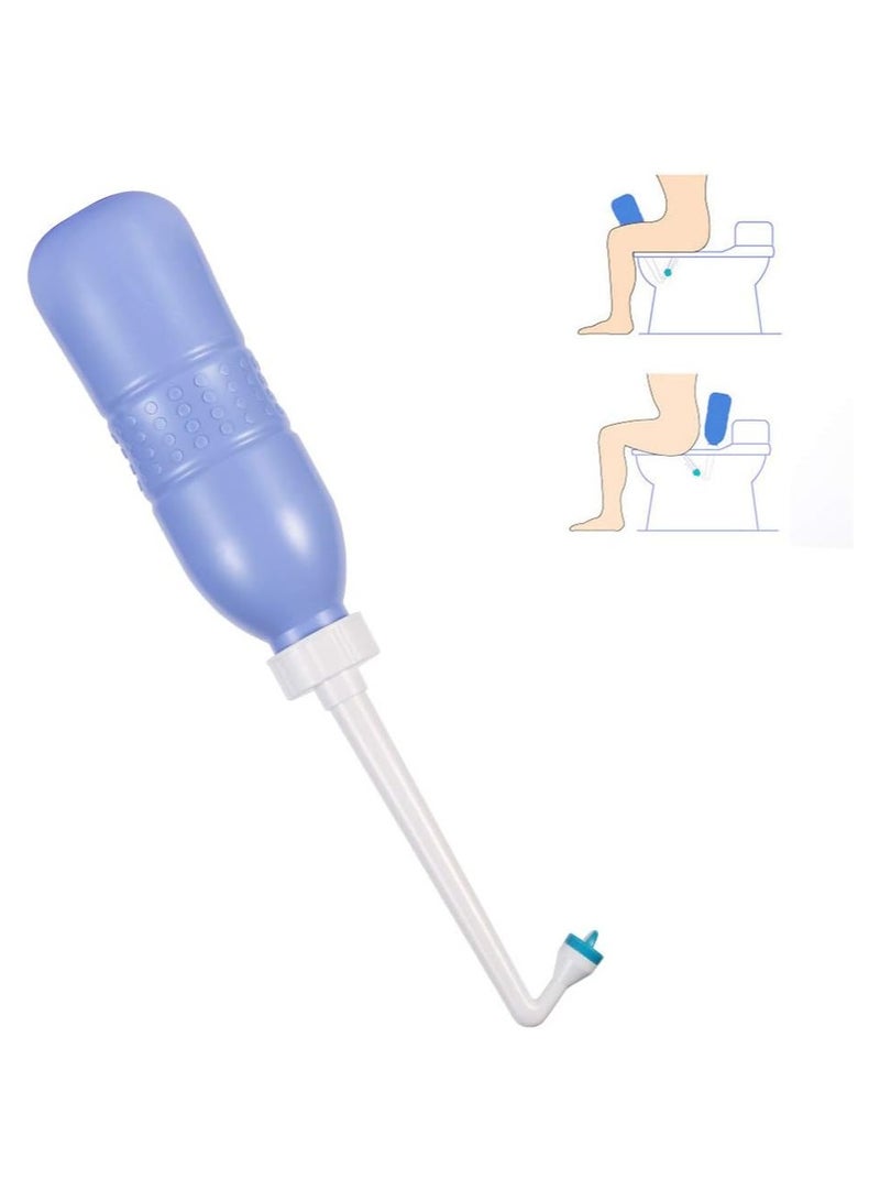 Portable Bidet Sprayer and Travel Bidet with Handheld Bidet Bottle for Personal Cleansing Use Extended Nozzle - Personal Hygiene Care Toilet Bidet Shower Bathroom Bidet Spray -20.3oz(600ml)Family Gift  - Image 1