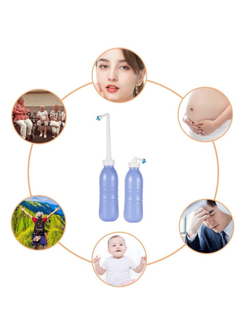 Portable Bidet Sprayer and Travel Bidet with Handheld Bidet Bottle for Personal Cleansing Use Extended Nozzle - Personal Hygiene Care Toilet Bidet Shower Bathroom Bidet Spray -20.3oz(600ml)Family Gift  - Image 5