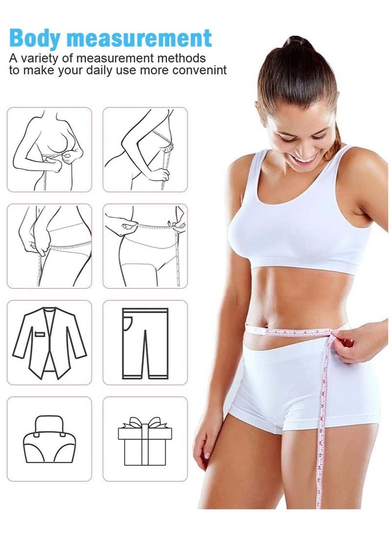viola 2 PCS Bmi Measuring Tape, Bmi Wheel Calculator Body Mass Index Calculator, Body Tape Measure for Body Waist Weight Health Accurate Measurement (White) - Image 4