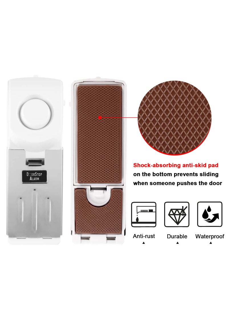 Kerui KERUI Upgraded Door Stop Alarm with Portable Door Lock 120 dB Travel Door Stopper Door Wedge Alarm with 3 Levels Sensitivity for Hotel, Home, Apartment  - Image 3