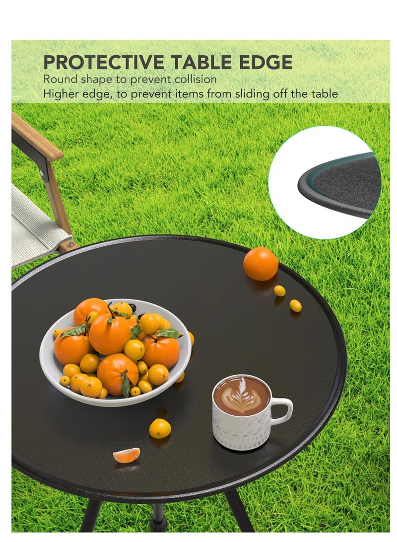 Y&D Portable Camping Table, Foldable and Adjustable, Small Lightweight Outdoor Table with Mesh Bag for Camping, BBQ, Picnics, Beach, Fishing, Hiking, Other Outdoor Activities, or Indoor Use - Image 4