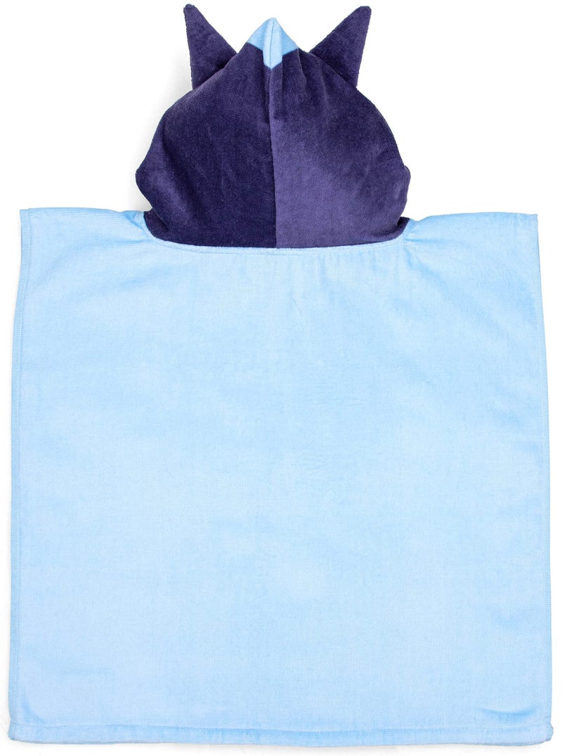 Jay Franco Bluey Piggyback Bath/Pool/Beach Hooded Poncho - Super Soft & Absorbent Cotton Towel, Measures 22 x 22 Inches (Official Bluey Product) - Image 3