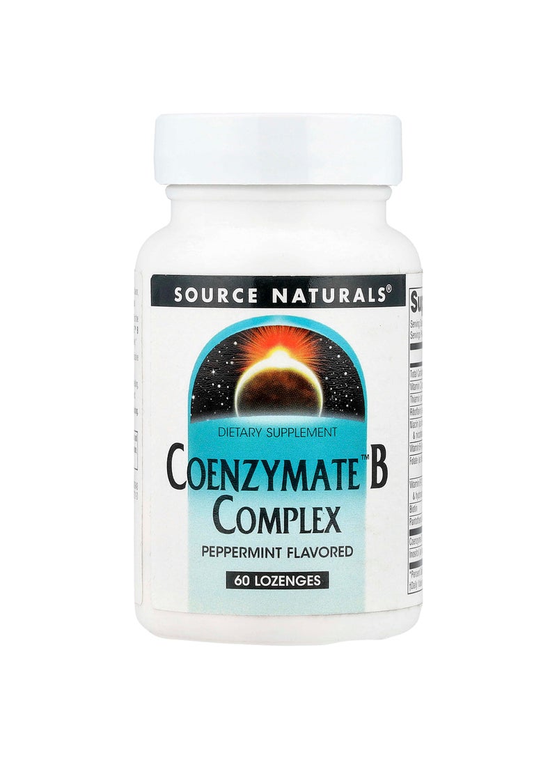 Source Naturals Coenzymate™ B Complex, Peppermint, 60 Lozenges