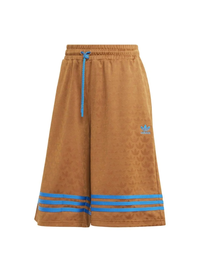 Adidas adidas BB MONO SHORTS Brown Originals Women PANTS