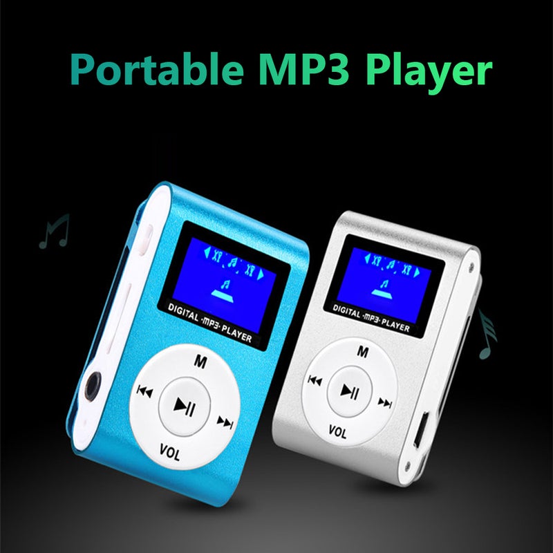 مشغل موسيقى MP3 محمول صغير، مشغل MP3 قابل للاقلاع بالمعقل المعدني بشاشة LCD يدعم بطاقة TF، تطبيقات واسعة، لون أخضر - Image 2