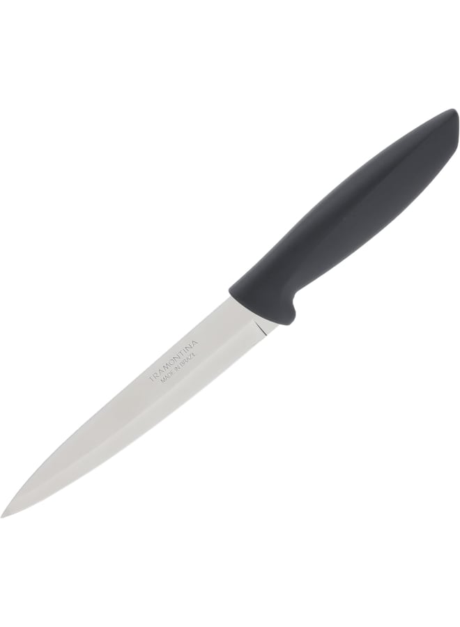 Tramontina Plenus Utility Knife With Stainless-Steel Blade And Grey Polypropylene Handle 6" - Image 1