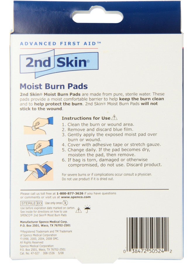 Spenco 2nd Skin Moist Burn Pads, Large (3 x 4 Inches), 3-Count - Image 3