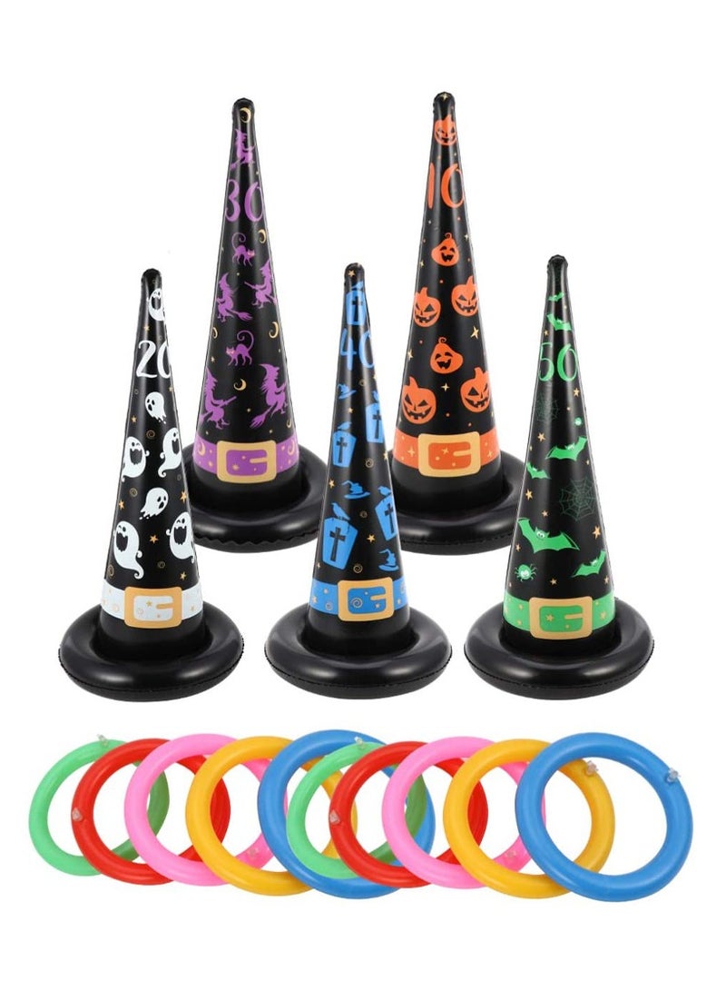 MissTiara Inflatable Hat Ring Toss Game Set - Image 1