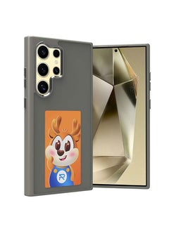 General Compatible with Samsung Galaxy S24 Ultra 5G 4-color DIY ink screen NFC phone case, smart NFC transmission, customize your phone anytime, anywhere  - Image 1