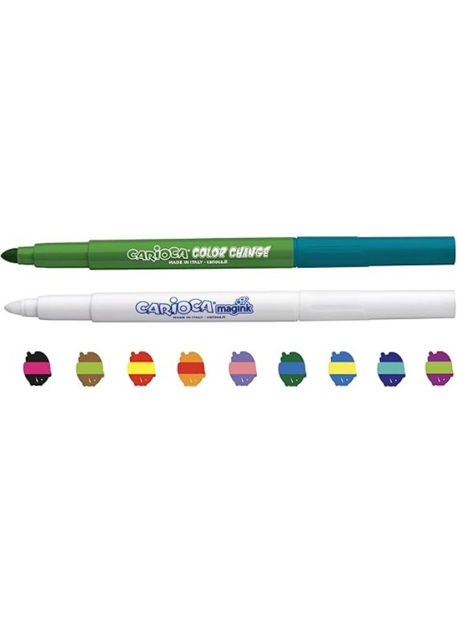 كاريوكا مجموعة أقلام تلوين كاريوكا ماجيك تشانجر، 10 قطع - Image 3