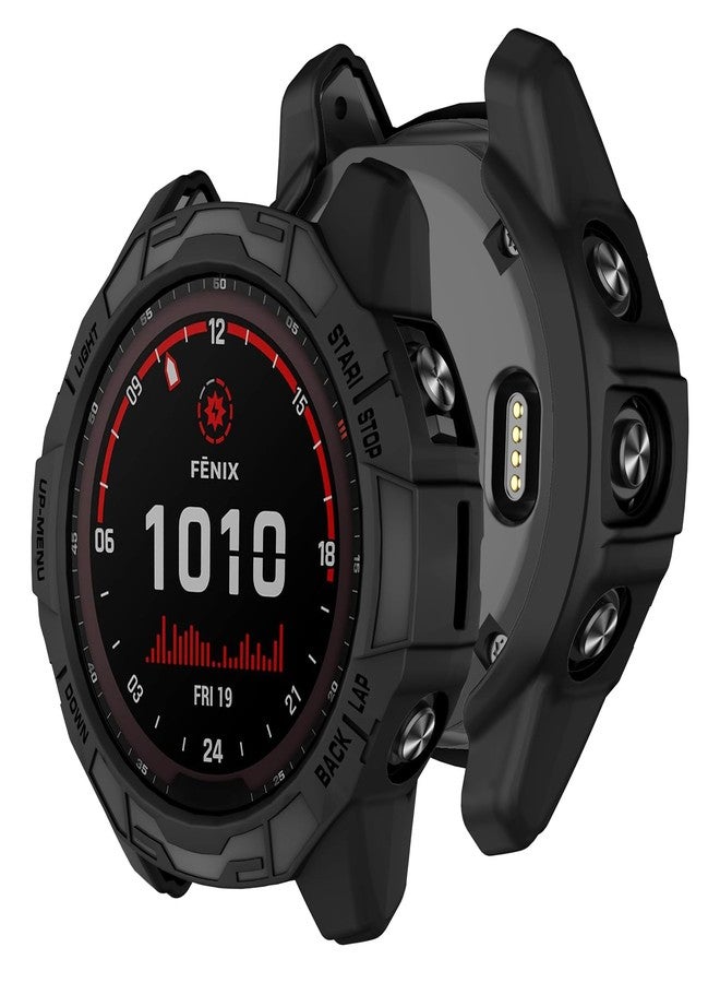 ISABAKE Case Cover Compatible with Garmin Fenix 7X/Fenix 7X Pro/EPIX Pro 51mm, Soft Anti Drop Replacement Protective Cases Smart Watch Accessories - Image 3