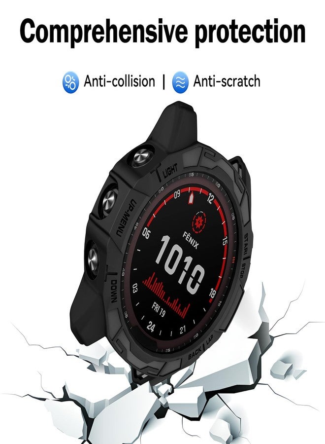 ISABAKE Case Cover Compatible with Garmin Fenix 7X/Fenix 7X Pro/EPIX Pro 51mm, Soft Anti Drop Replacement Protective Cases Smart Watch Accessories - Image 5