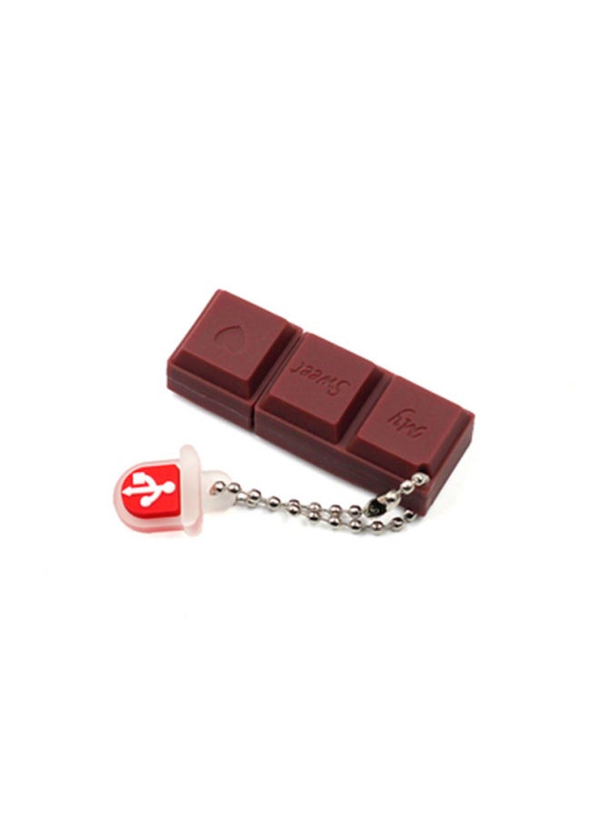 Cartoon USB 16g Cute Creative Mini USB 32g Doll Gift USB Company Exhibition Bidding USB Wholesale-Color:Single Row Chocolate-Capacity:32GB  - Image 1