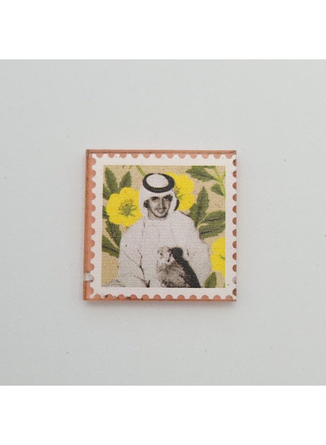 Acnor UAE Royal Mohammad bin zayed Portrait Style Sticker – Sheikh Print Design – Mobile laptop wall tables car Decorative Collectible Label" - Image 3