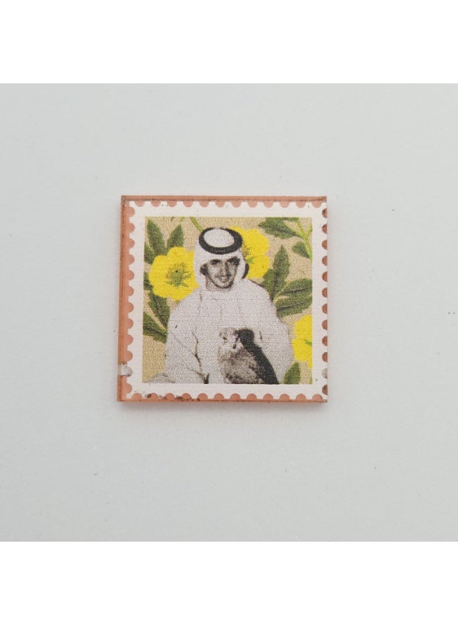 Acnor UAE Royal Mohammad bin zayed Portrait Style Sticker – Sheikh Print Design – Mobile laptop wall tables car Decorative Collectible Label" - Image 4