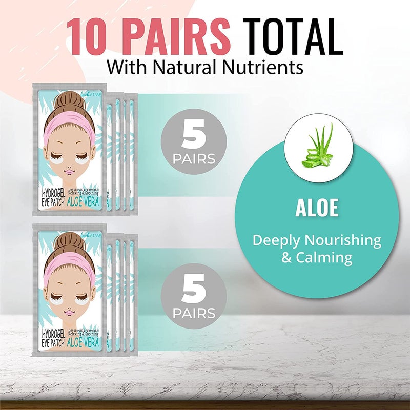 Lookatme Hydrogel Eye Patch Aloe Vera, 1.1 Ounce - Image 5