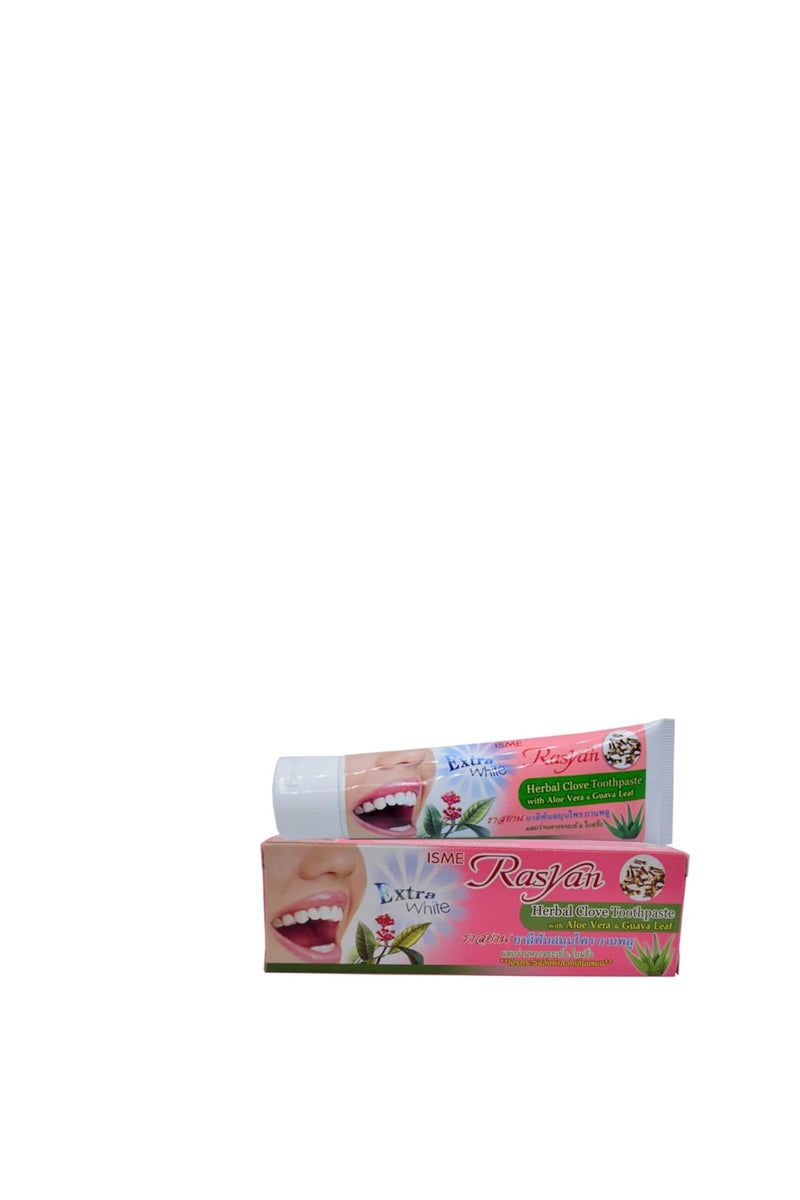 RASYAN HERBAL CLOVE TOOTHPASTE WITH ALOE VERA & GUAVA LEAVE