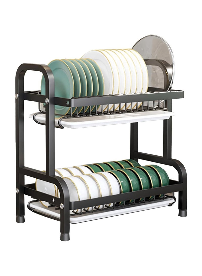 LOOPITYS 2nd floor kitchen utensil drainage rack made of stainless steel with chopsticks, bowl rack, utensil storage hook, bowl plate, utensil drying rack - Image 2