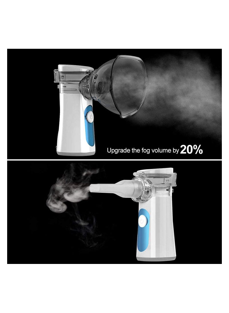 Generic Portable Nebulizer, Nebulizer Machine for Adults and Kids, Nebulizer Machine of Cool Mist, Battery-Operated Ultrasonic Nebulizer for Breathing Problems, Used at Home, Office, Travel(Blue)  - Image 5