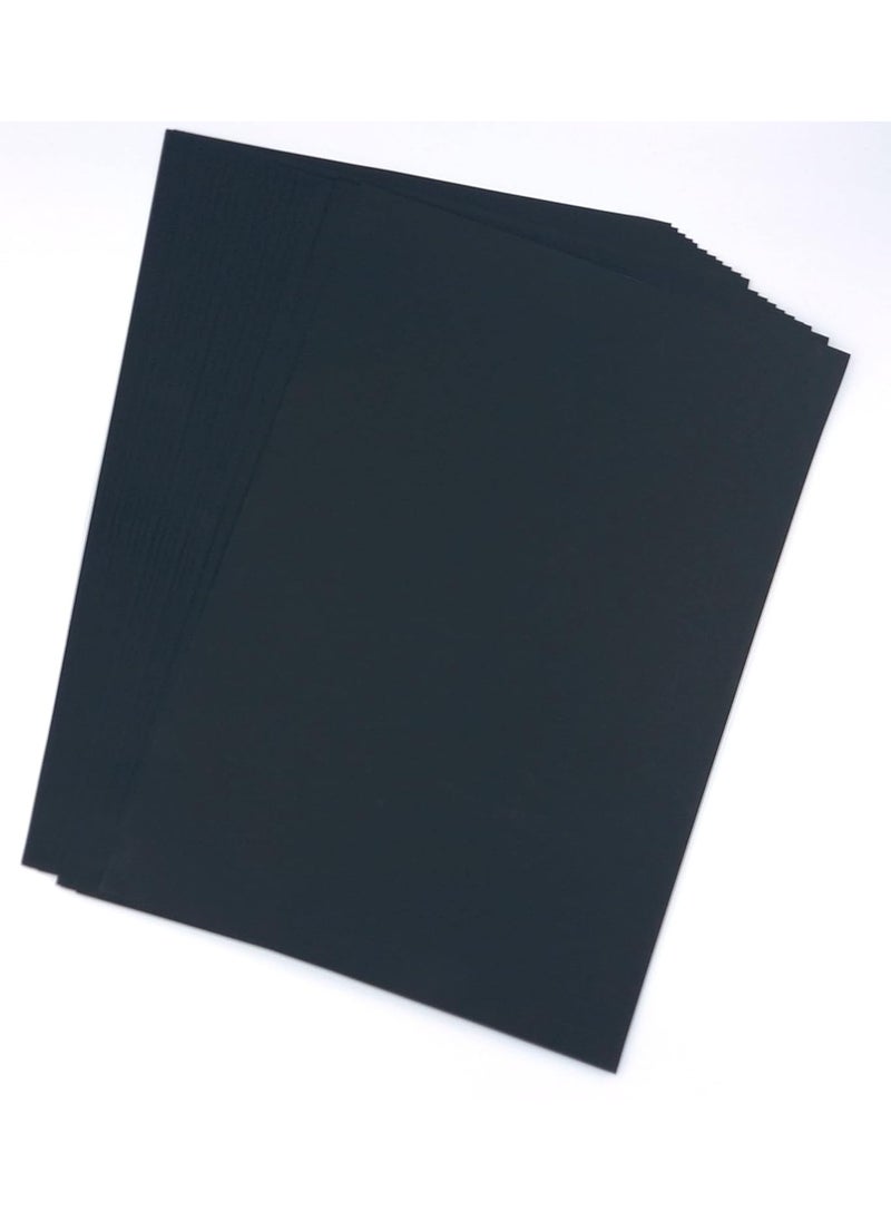 KRASHTIC KRASHTIC A4 Size Black Paper Sheets For Drawing Sketching Painting Work Set of 20 Sheets 120 GSM extra Dark  - Image 3