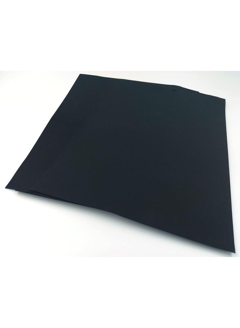KRASHTIC KRASHTIC A4 Size Black Paper Sheets For Drawing Sketching Painting Work Set of 20 Sheets 120 GSM extra Dark  - Image 5