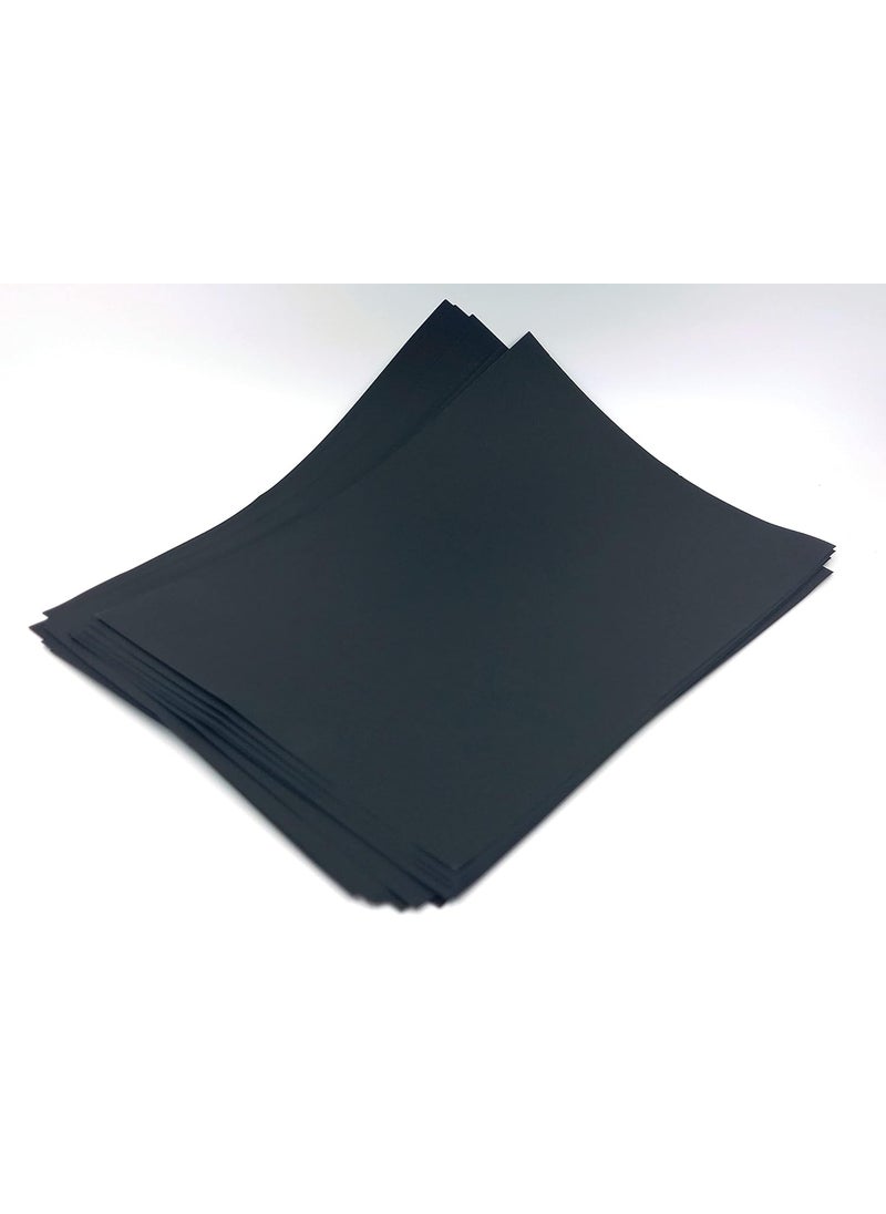 KRASHTIC KRASHTIC A4 Size Black Paper Sheets For Drawing Sketching Painting Work Set of 20 Sheets 120 GSM extra Dark  - Image 2