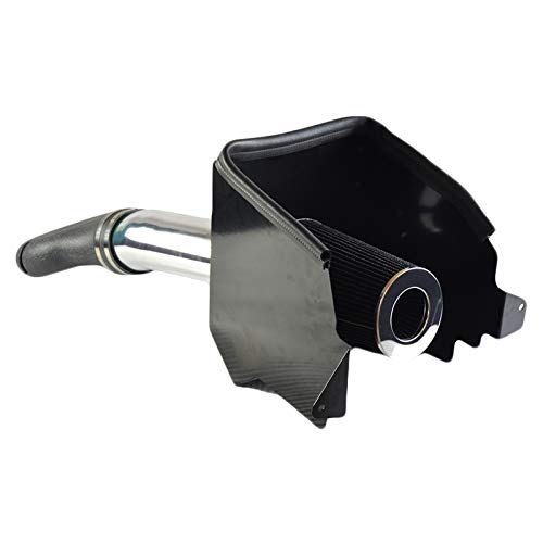 MOOSUN مجموعة سحب هواء بارد مع فلتر تناسب دودج 1994-2001 رام 1500 1994-2002 رام 2500 V8 5.2L 5.9L أسود - Image 1