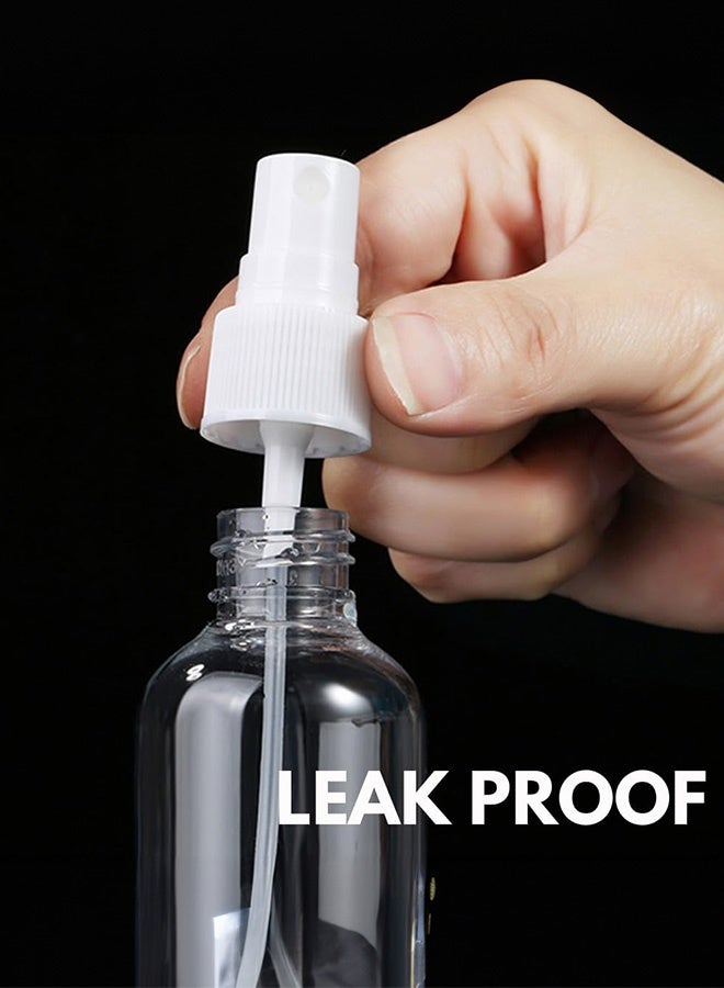Tersely 10 Pieces 100ML Spray Bottles Portable Refillable Clear Reusable Fine Mist Spray Bottle Travel Sprayer Bottles Pipette Atomiser Liquid Container - Image 4