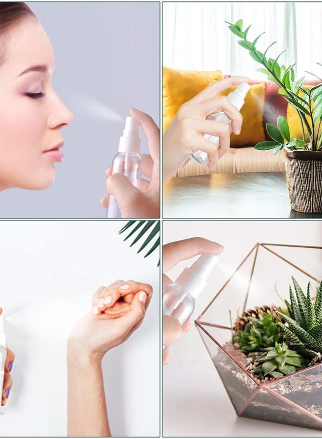 Tersely 10 Pieces 100ML Spray Bottles Portable Refillable Clear Reusable Fine Mist Spray Bottle Travel Sprayer Bottles Pipette Atomiser Liquid Container - Image 5