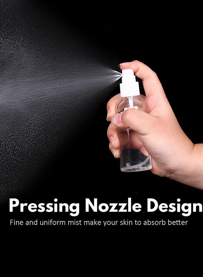 Tersely 10 Pieces 100ML Spray Bottles Portable Refillable Clear Reusable Fine Mist Spray Bottle Travel Sprayer Bottles Pipette Atomiser Liquid Container - Image 3