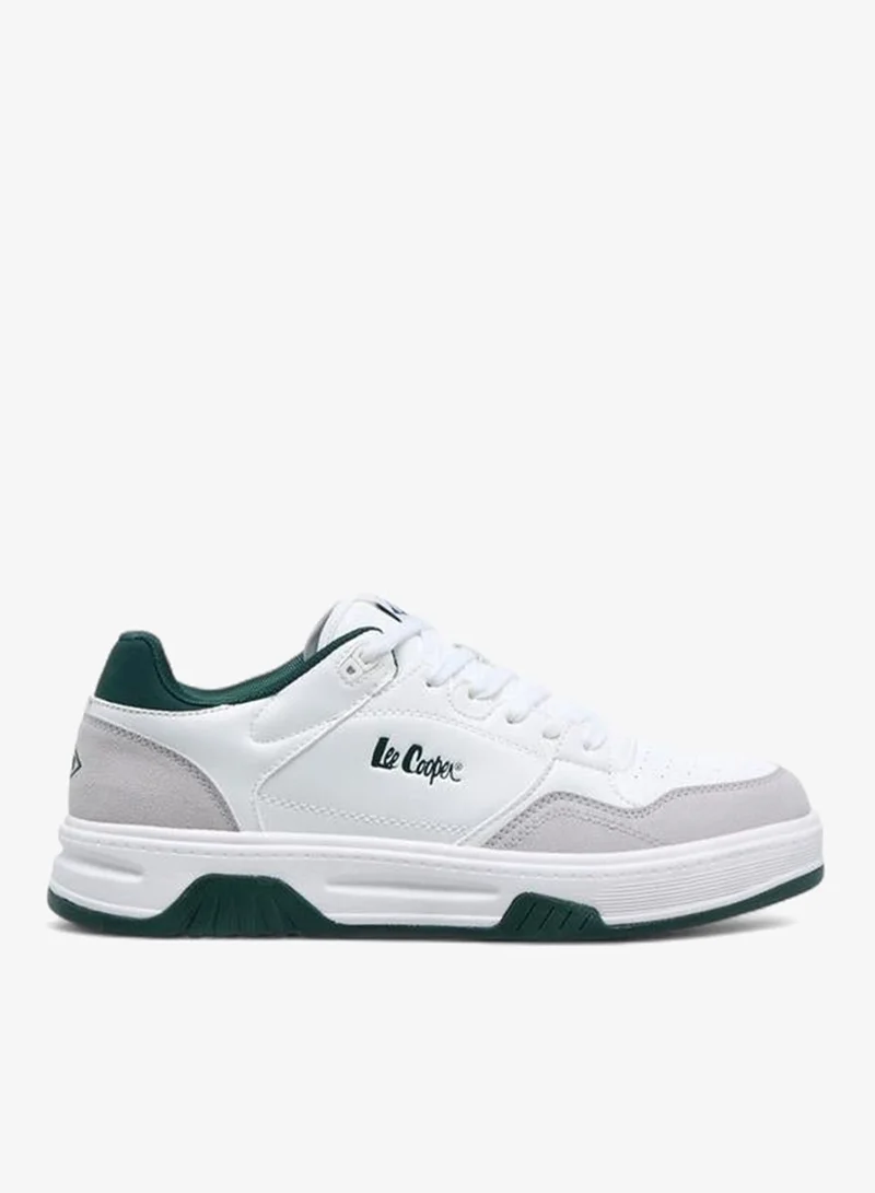 Men's Panelled Lace-Up Sneakers