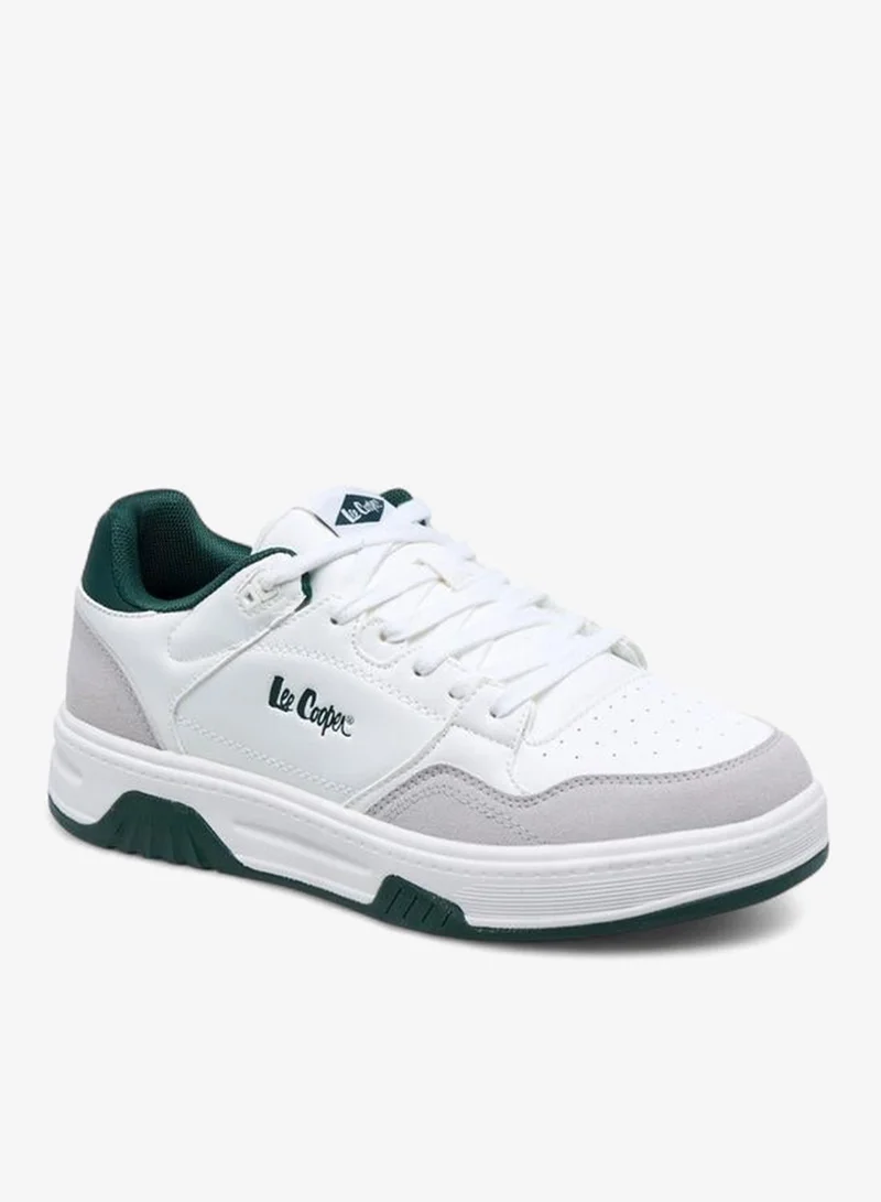 Lee Cooper Men's Panelled Lace-Up Sneakers