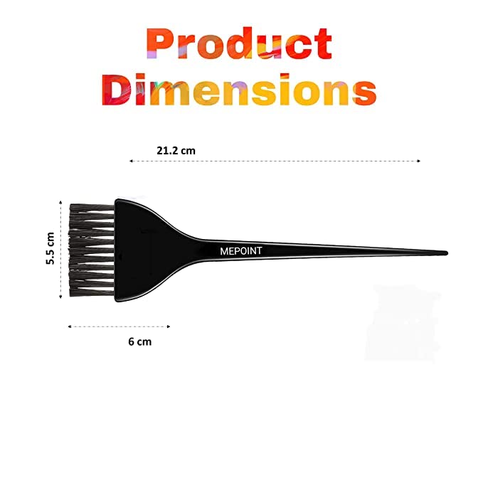 MEPOINT Hair Dye Color Mixing Bowl with Hair dye Brush, Long Tail Hair Dye Color Brush Hair Dye Brush Coloring Applicator Brush for Men and Women - Image 3
