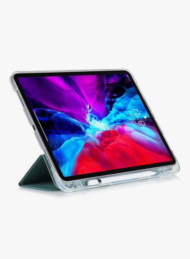 Protective Case Cover For Apple iPad Air 4 Sea Green,Tri-Fold Smart Tablet Case, Slim Case Multi- Viewing Angles Stand Hard Shell Folio Case Cover - Image 5