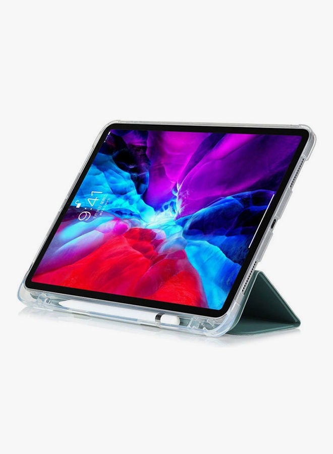 Protective Case Cover For Apple iPad Air 4 Sea Green,Tri-Fold Smart Tablet Case, Slim Case Multi- Viewing Angles Stand Hard Shell Folio Case Cover - Image 4