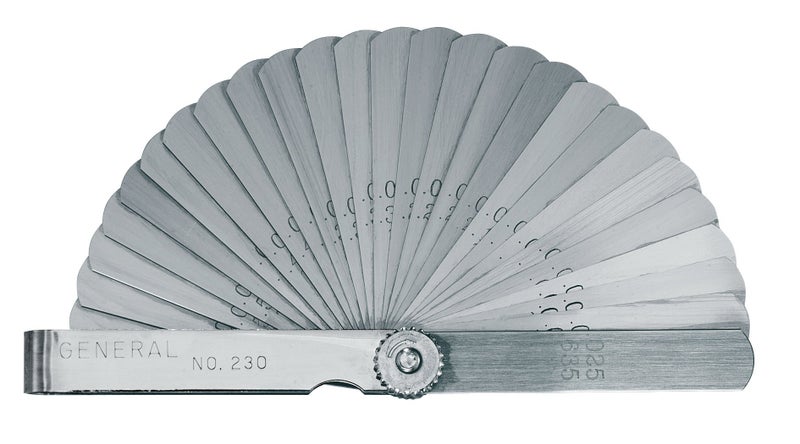 General Tools 230 Economy Feeler Gage, 26-Leaf with Metric and English Units - Image 3